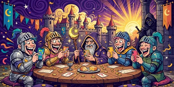 Knights around a round table